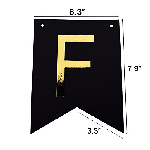 image for Threemart Happy FING Birthday Decorations Banner,Funny 21st 30th 40th 