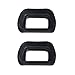 VKO Eyepiece/Eyecup/Viewfinder FDA-EP10 Replacement for NEX-6 NEX-7 A6100 A6300 A6000 Digital Cameras(2 Pack)