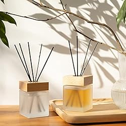 Brakula Reed Diffuser Set, Black Vanilla Scented