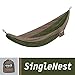 ENO - Eagles Nest Outfitters SingleNest Hammock, Portable Hammock for One, Khaki/Olive