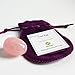 Polar Jade Rose Quartz Yoni Egg, Undrilled, Small Size, Pink Love Stone, for Women for Strengthening Pelvic Floor Muscles and for Countering Stress Adult Urinary Incontinence (Small (35x25mm))