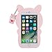 YINTRADE 3D Pink Cat Case for iPhone 8 Plus/7Plus/6S Plus/6 Plus (5.5