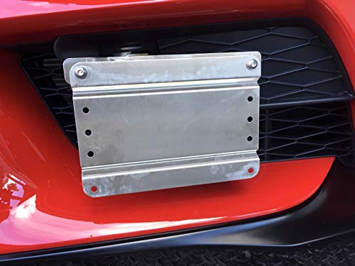 GMG Motorsports NO Holes License Plate Bracket for The Toyota Supra (2020- Present) No Drill Tow Hook License Plate Mount