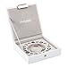 STACKERS jewelry box | white & gray velvet charm stacker set