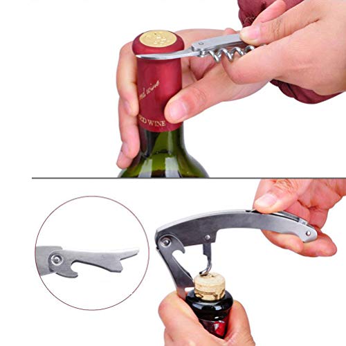 Yuzhijie Sieben, Edelstahl, 550 ml, Cocktail, vibrierendes Sieb-Set mit Grundierung, Eis-Clip, Bar, Weinreinigung… – Bild 8