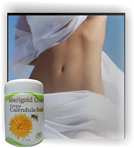 MARIGOLD CREAM/Colombian Calendula crema facial y corporal. After lypo helps moister and reduce inflammation. After wax or razor help with bump in skin 16.6 Oz