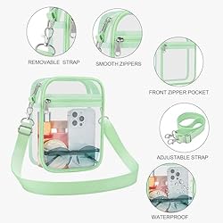 USPECLARE Clear Purse Stadium Clear Messenger Bag