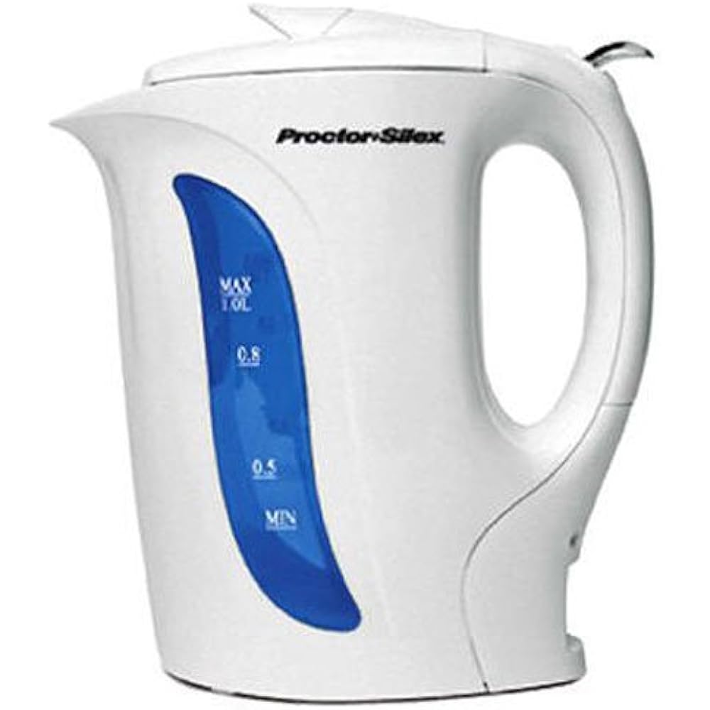 Hamilton Beach K2070Y ProctorSilex 1 Liter Electric Kettle, EA, White Kitchen eBay