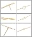 Tornito 6-8Pcs Sexy Belly Waist Chain Bikini Body Chain Summer Beach Body Jewelry Set for Women Girls Gold Tone (A1:8pcs, Gold Tone)