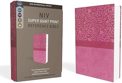 NIV, Super Giant Print Reference Bible (Font Size: 16.5-point