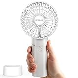 OPOLAR Battery Operated Handheld Fan with 5200 mAh Battery, Personal Fan with 5-18 Hours Running Time,3 Setting, Strong Wind, Quick Charge, for Travel, Camping and Outdoor Activities