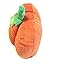 Midlee Pumpkin Smiley Face Halloween Dog Toy