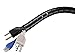 Monoprice 107024 20mm x 1.5m Spiral Wrap Bands, Black