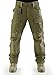 ZAPT Tactical Molle Ripstop Combat Trousers Army Multicam/A-TACS LE Camo Pants for Men (Coyote Brown, L)