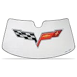 Corvette Folding Insulated Windshield Sun Shade : 2005 - 2013 C6