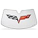 Corvette Folding Insulated Windshield Sun Shade : 2005 - 2013 C6