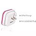 [Pack of 2] Soft Red Glow, Plug In LED Night Light with Dusk to Dawn Sensor - Perfect for Bedroom, Nursery and Baby's Room