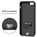 iPhone 5S Battery Case, iPhone 5 Battery Case, HoneyAKE 4000mAh Portable Charger iPhone 5 External Battery Protective Charging Case Backup Pack Cover Juice Power Bank for iPhone 5S/5- Black