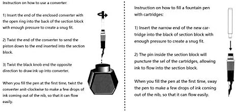 Black fountain pen with fude nib, priced at $12.99.