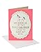 American Greetings Funny Thinking of You Card (Unicorn)