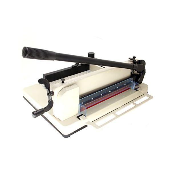 HFS (R) Heavy Duty Guillotine Paper Cutter Commercial Metal Base (A412”)
