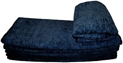6 DOZEN 72pcs Premium Microfiber Towel 16" X 27" - Black