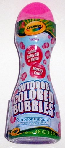 Crayola Outdoor Colored Bubbles - Fuchsia (Pink)