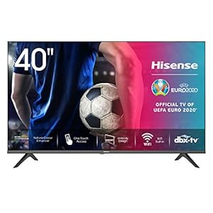 Hisense 40AE5500F 100cm (40 inch) televisie (Full HD, Triple Tuner DVB-C/S/S2/T/T2, Smart-TV, Frameless) [modeljaar 2020…