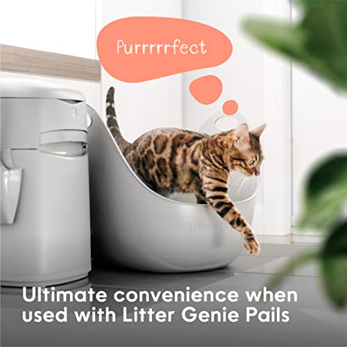 Litter Genie Cat Litter Box Made with Flexible, Soft Plastic