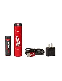 Milwaukee Electric Tools 48-59-2003 - Cargador de batería y USB de litio, color rojo, 48-59-2003, 2.1 volts