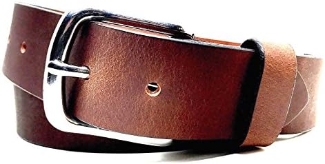Burgundy 1.5 (42) Handmade Custom Leather Belt