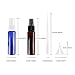 Spray Bottles, HNYYZL 14 Pcs 30 ml Leak Proof Anti-UV Plastic Small Travel Bottles for Science Lab Makeup Cosmetic Essential& 5 Pcs Transfer Pipette& 5 Pcs Mini Plastic Funnels,Total 24 Pcs