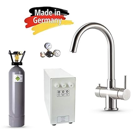 Sprudel-Lok Sprudel aus dem Wasserhahn! Untertisch-Trinkwassersystem - Trinkwassersprudler NEUHEIT! inkl. 3-Wege-Zusatzarmatu