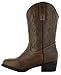 Country Love Little Rancher Kids Cowboy Boots K101-1001 (12, Brown)