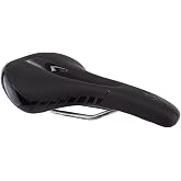 Origin8 Saddle Quantum Flo Bk - VL-3410 | Origin8 Quantum Flo Vent Cutout Bike Saddle - Chromoly Rails, Shock-Absorbing, Ergonomic Design