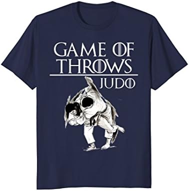 Mens Game of Throws Judo T-Shirt Tee BJJ Large Navy