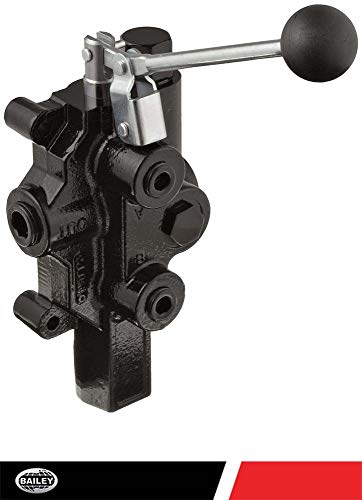 Prince RD-2575-T4-ESA1 Directional Control Valve, Logsplitter, 4 Ways, 3 Positions, Spring Center To Neutral, Cast Iron, 3000 psi, Lever Handle, 20 gpm, In/Out: 3/4" NPTF, Work 1/2" NPTF