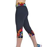 Pants,Toraway Women Sport Yoga High Waist Printed Pants Stretch Cropped Pants (Medium / 27, # 2)