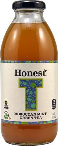 Honest Beverages Organic Green Tea Moroccan Mint -- 16 fl oz - 2pc