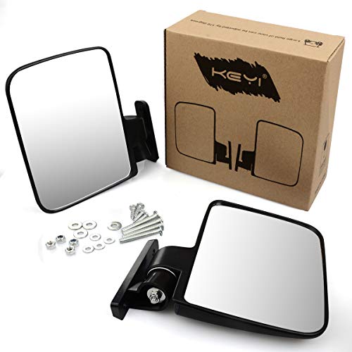 KEYI Golf cart Side Mirrors for Club Car EZ-GO Yamaha TXT DS Universal Golf cart Accessories
