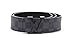 Classic black belt belt belt black buckle (Hagrid, （30-33）105cm)
