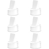 6PC Duckbill Valves Compatible with Lansinoh Pumps Parts and Hand Pump, Replacement to Lansinoh Signature Pro Smartpump Manual Pump, for lansinoh Breast Pumps Duckbill Valves Parts