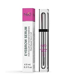nuorganic 'Cosmic Brow' Eyebrow Serum for Growth | Natural Eye Brow Serum for Thicker, Longer, More Defined Brows | 4 Months Supply XL Size | Cruelty Free, Made in USA