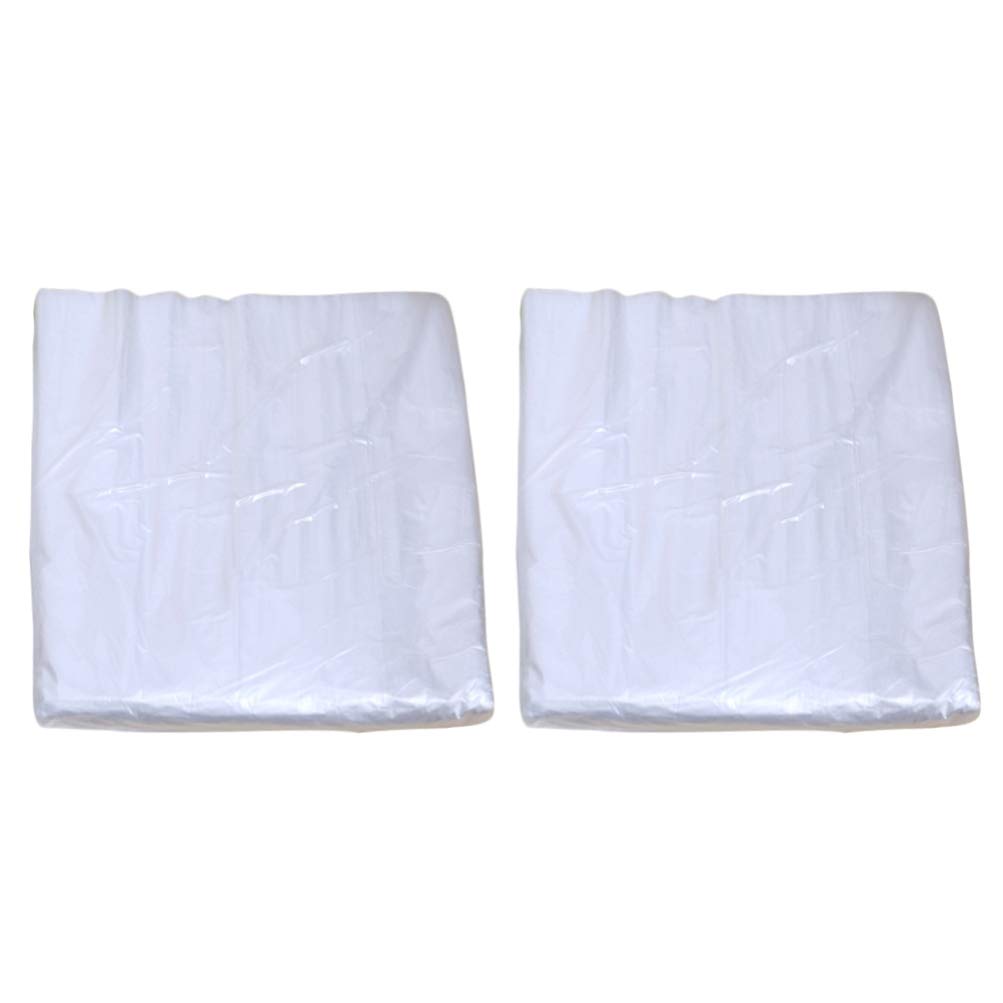 Milisten Disposable Foot Bath Bags 25.75X21.26 Inch Thickened Pe Plastic Foot Soak Liners for Pedicure Spa Salon Home Use Breathable Footcare Protection Bags for Massage and Beauty Treatments