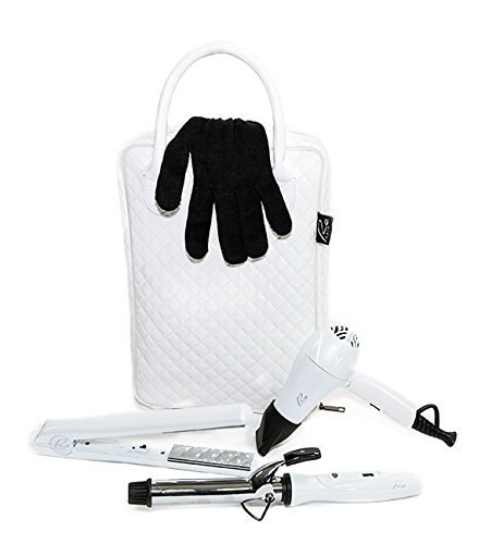 Re plus fashionable travel / styling hair tools kit - w…