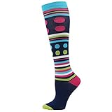 Think Medical Womens Printed 8mmHG Compression Socks