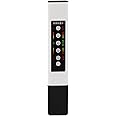 XROLAND Food Salinity Tester Meter Detector, Salinity Electronic Meter Tester, LED Display Salinity Meter Kitchen Supply, Size:Approx.155x29x14mm