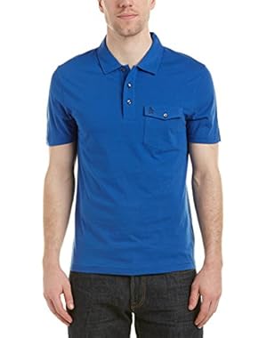 Mens Polo Shirt, M, Blue