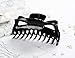 Prettyou Thick Hair Super Large Clips Crystal Plastic Claw Clamps Hairgrips Clips Accessories for Women, 2 pack. (D)