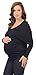 Women's Scoop Neck Dolman Sleeve Rayon Jersey Knit Casual Maternity Tunic Top